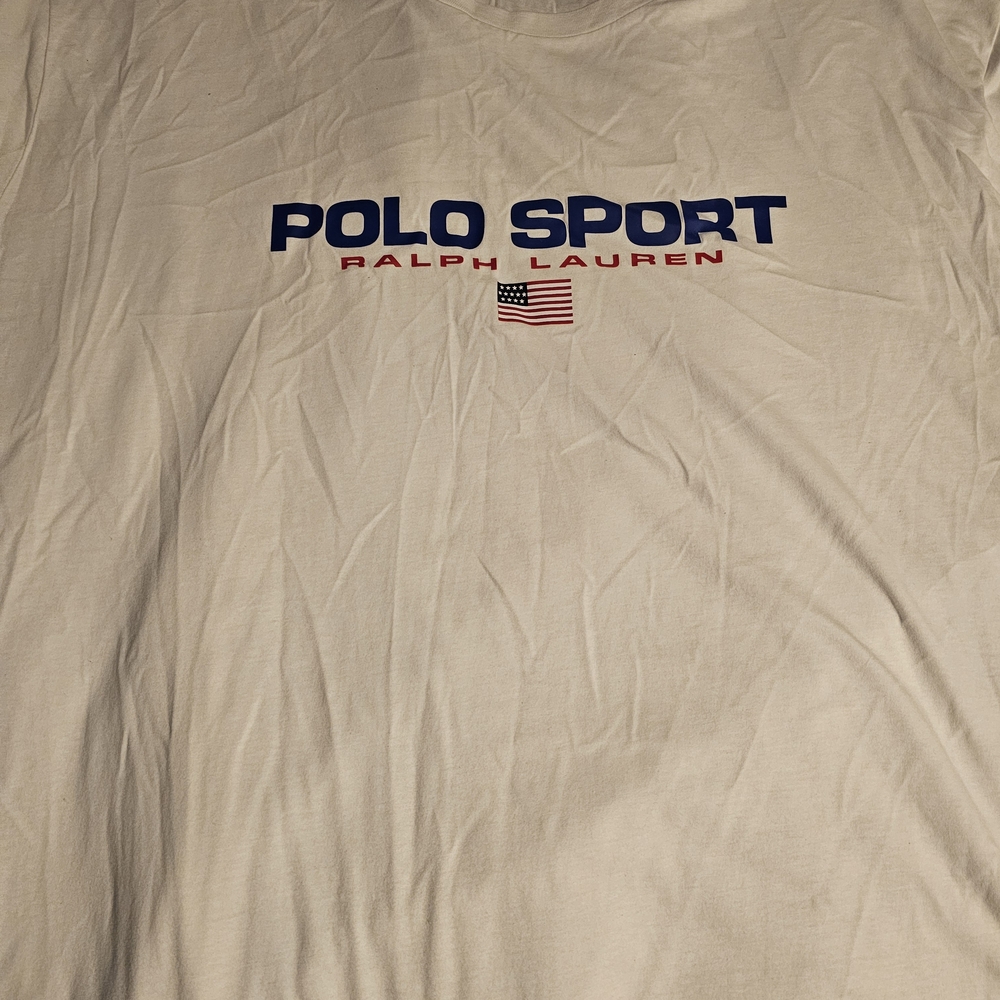 White Polo Sport Tee By Ralph Lauren